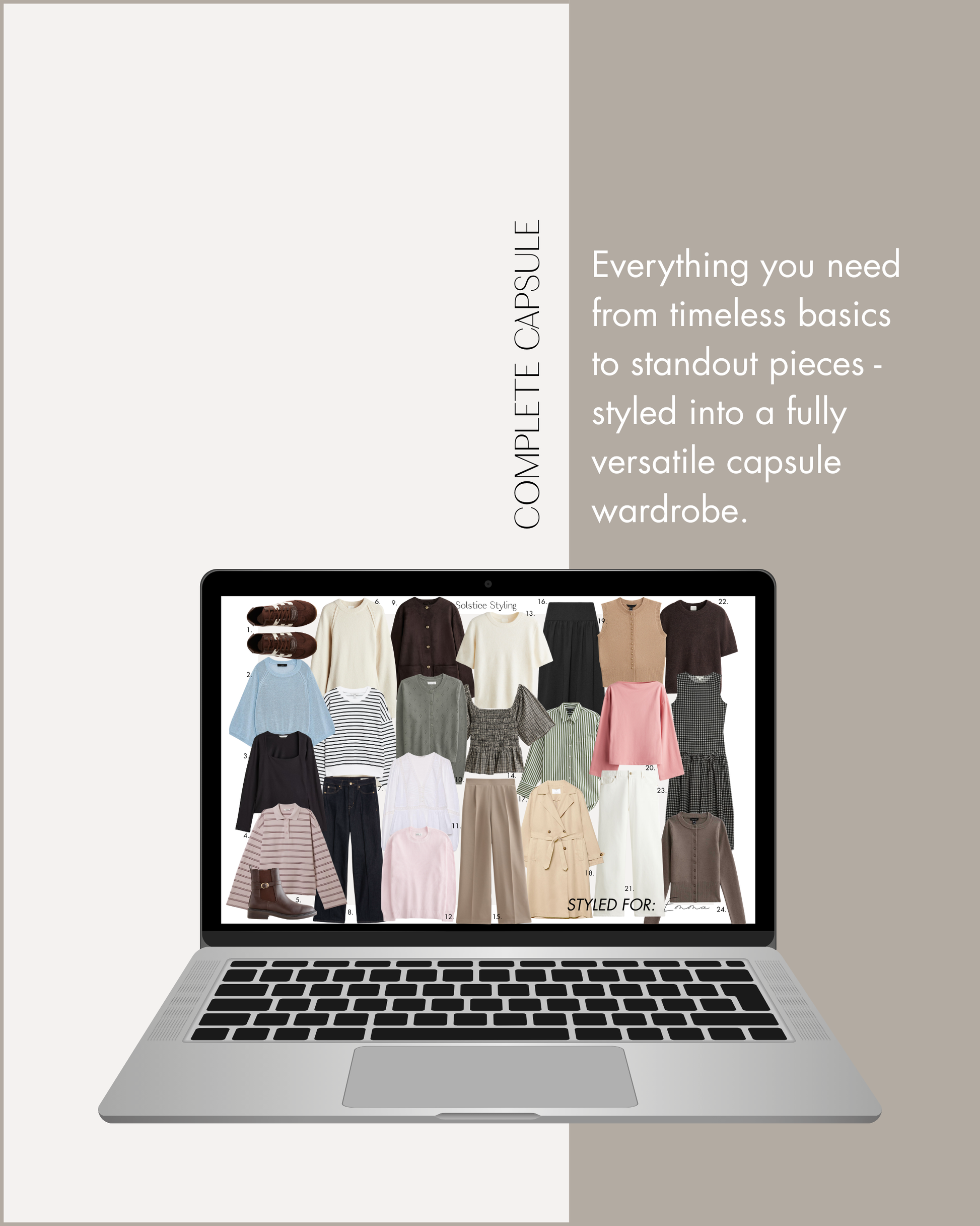 Complete Capsule Wardrobe Styling Package