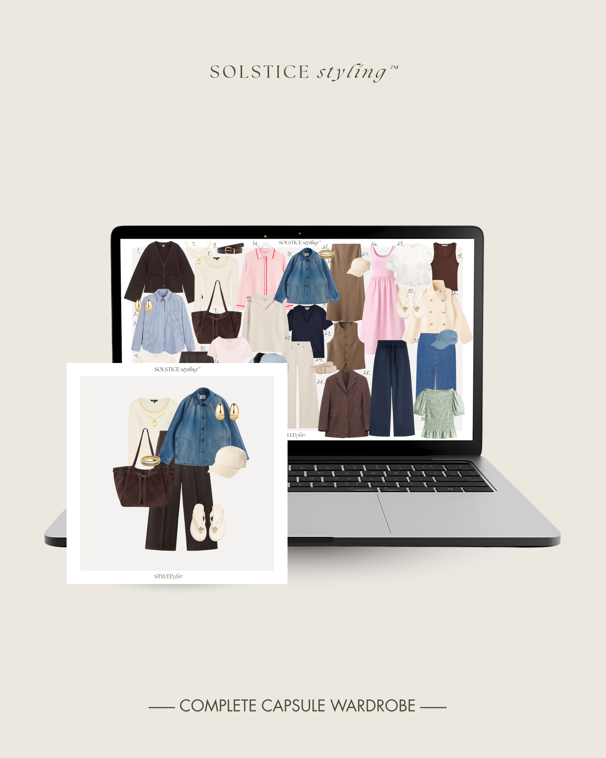 Complete Capsule Wardrobe Styling Package