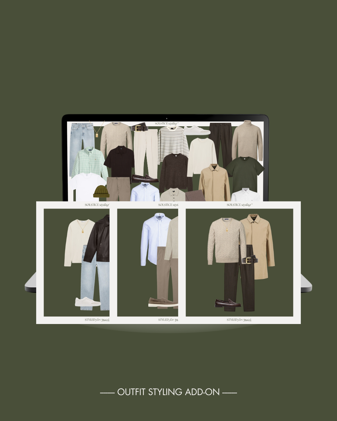 Menswear Outfit Styling Add-On